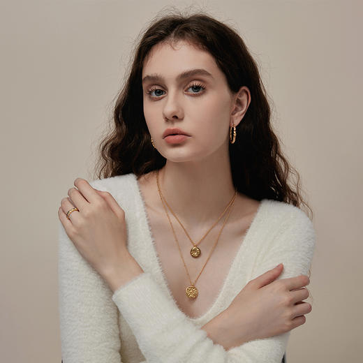 ARSIS｜纯真年代系列 油画蔷薇耳圈 商品图1