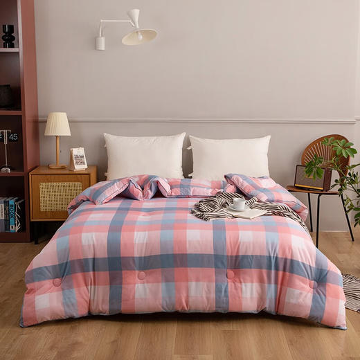 無印暖绒亲肤被200*230MUJI-B22-61 粉红色 商品图0