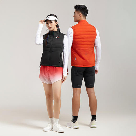 果凡男女款轻薄防风跑步运动棉马甲GVB21186/GVB22187 商品图5