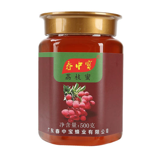 春中宝荔枝蜜蜂蜜 500g瓶装 商品图4