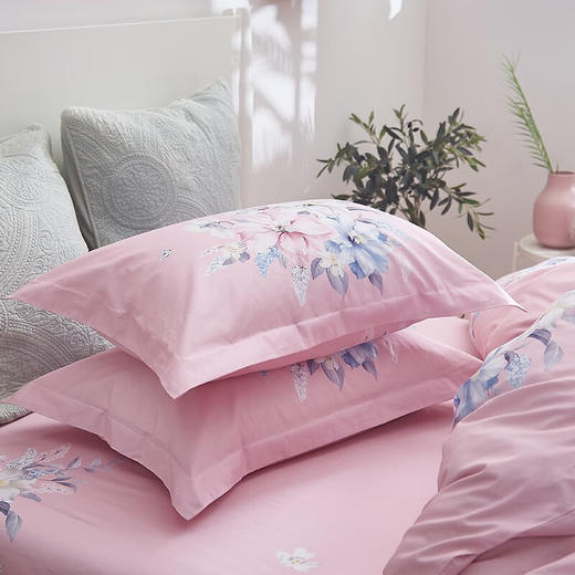恒源祥（HYX） 恒源祥礼业TBK2037缤纷花影全棉活性四件套 缤纷花影 200*230cm 商品图6