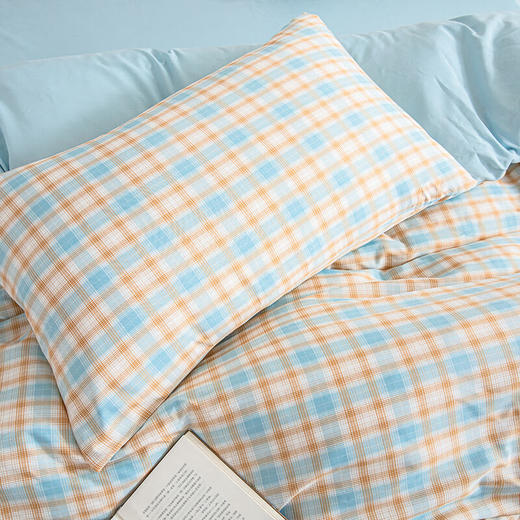 無印水洗色织提花四件套 斐乐生活 MUJI-TJ23-11 商品图2