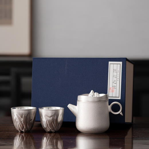 金山银山系列-内外鎏银（杯&壶） 商品图13