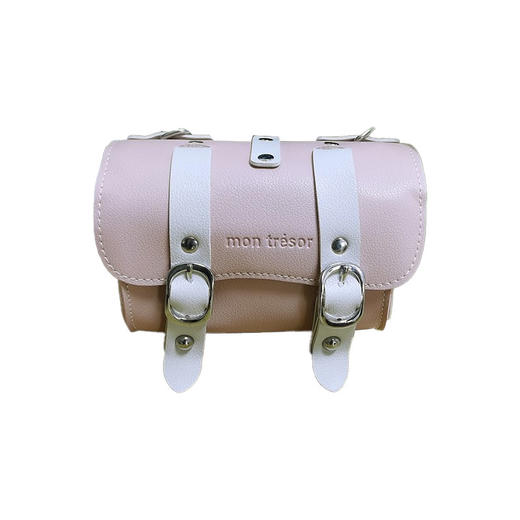 韩国montresor萌兽 | 儿童自行车配饰 配件棕色粉色皮包 商品图1