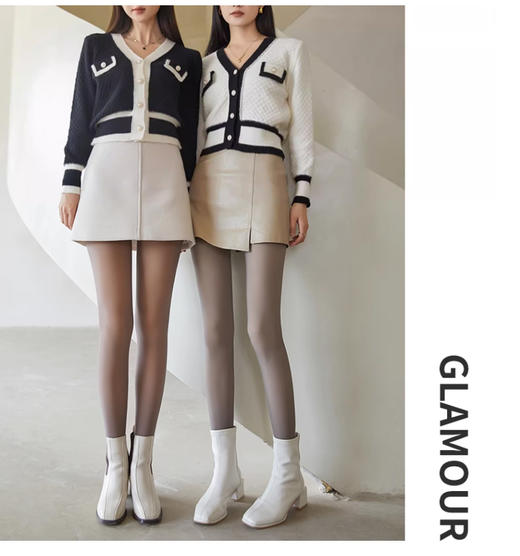 480D加大蓄热保暖透肤踩脚/连裤袜32215/32216 商品图2