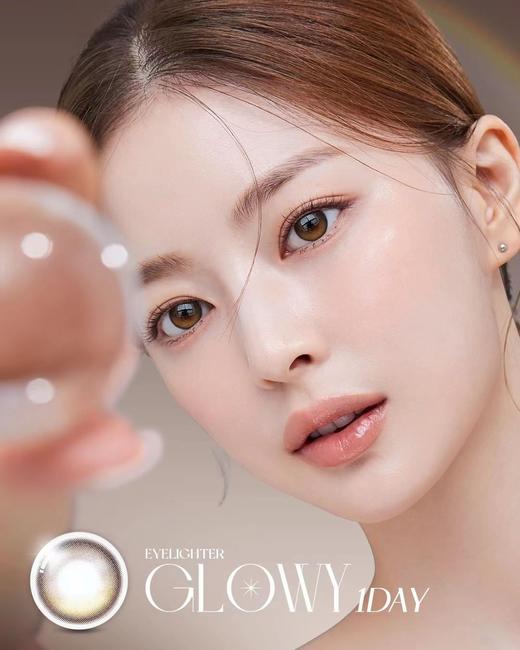 olens日抛 琉璃棕/黑  glowy 14.2mm 一盒10p  日抛无售后！！ 商品图1