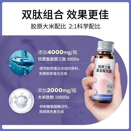 科施露胶原三肽复合肽饮品（50ml/瓶*8）3盒装 商品图2