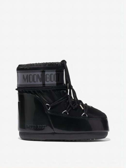 Moon Boot - Mb Icon Low Glance - Black - 女士 - 雪地靴 - 黑色 商品图1