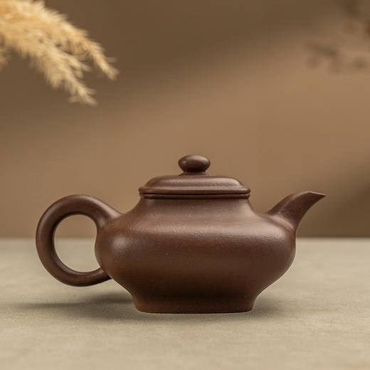 《四方书扁壶》 陈顺根   高级工艺美术师、资深紫砂艺术名家、工艺美术学会会员 商品图0