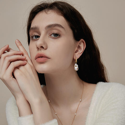 ARSIS｜纯真年代系列 油画巴洛克耳坠 商品图4