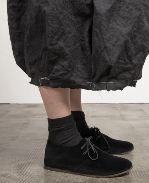 ALBUM DI FAMIGLIA 炭黑INOX质感交叉款半身裙 商品图8