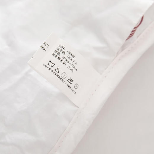 恒源祥（HYX） 恒源祥礼业暖洋洋豪华双人冬季纯羊毛被 暖洋洋纯羊毛被 200*230 商品图2