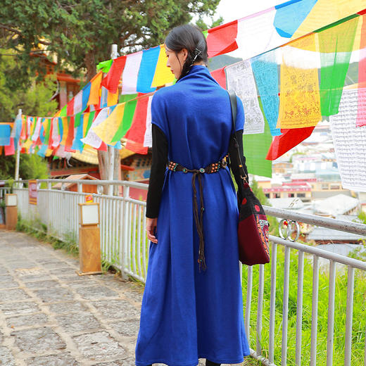 蓝桥渡拼接连衣裙 | 假两件设计 | 现货加急发 商品图3