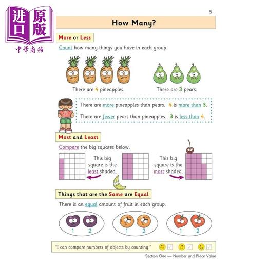 预售 【中商原版】英国原版CGP教辅 New KS1 Maths Year 1 Targeted Study Book KS1 数学 1 年级有针对性的学习书 商品图4