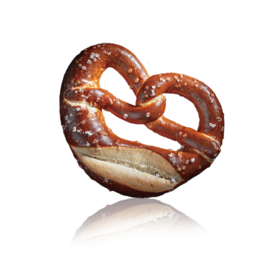 480 招牌德国碱水面包圈 LaugenBrezel Pretzel 无糖素食健身必选