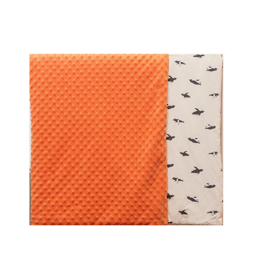 德国nmay夹棉缎面一体被豆豆毯 | 加棉保暖被 婴童盖毯礼盒装 120*150cm 商品图0