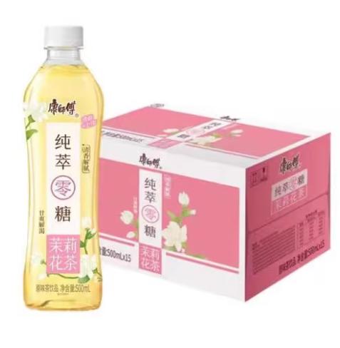 康师傅无糖纯粹茉莉花茶500ml/瓶 商品图1