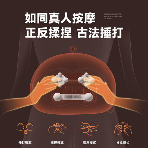 【展示样机】科普菲 按摩器 背部腰部颈椎 指压枕 多功能家用 靠垫 全身颈肩枕 按摩仪 腰部 商品图1