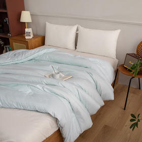 無印阳离子暖芯被双人被MUJI-B22-63 浅蓝色