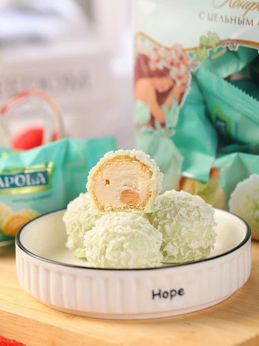 俄罗斯爱比克酥球扁桃仁椰蓉味120g 商品图1