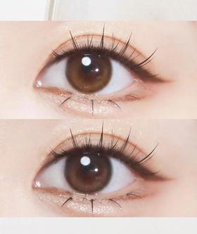 olens月抛 琉璃棕/黑 glowy 14.2mm 一盒2p