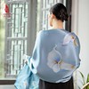 SAINTJOY/上久楷真丝披肩 女式真丝披肩  忆花间曲 PJS23003 商品缩略图1