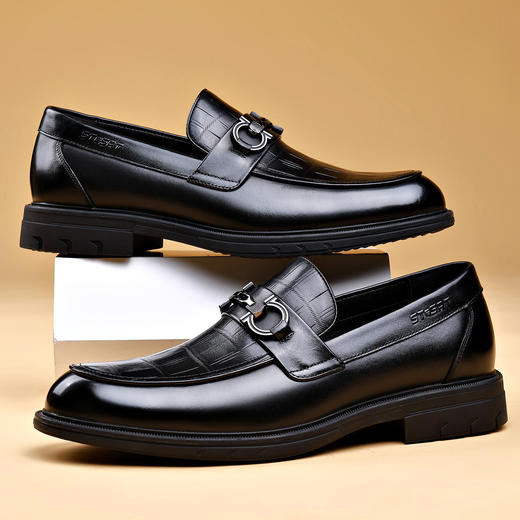 星期六男士简约扣饰皮鞋SS23122572 商品图2