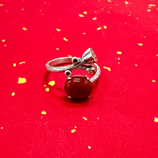 财云滚滚戒指+好运莲莲戒指 商品图2