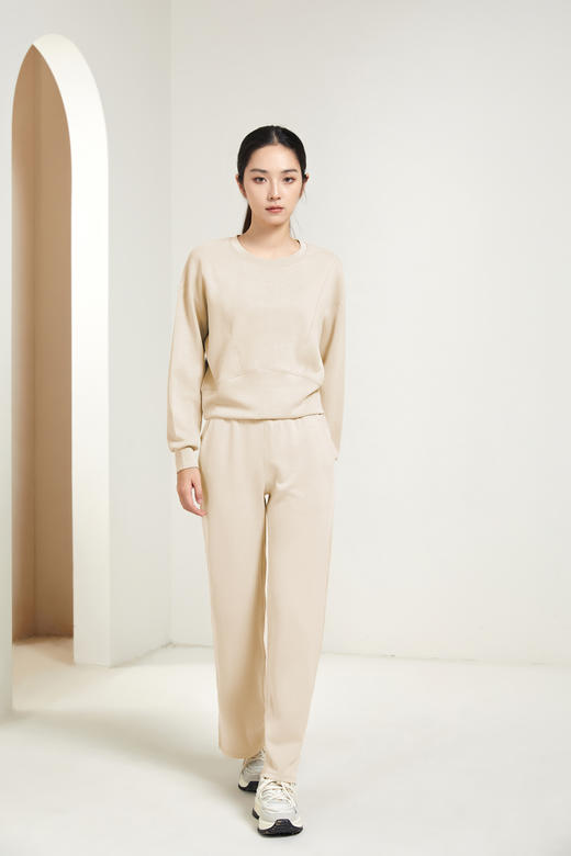 哈瓦塔新款休闲开叉直通套装H321156 商品图6