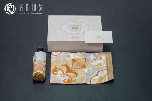 花开武大-丝伞丝巾晴雨伞套装 商品图8