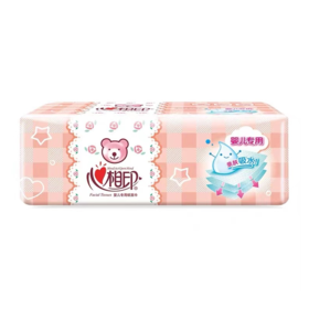 心相印婴儿专用纸面巾3层120抽/包
