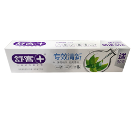 舒客专业清新牙膏（劲爽薄荷）210g