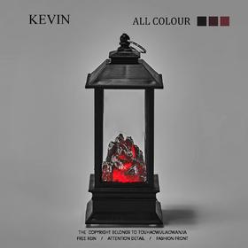 万圣节无聊了深夜看看火焰!火光可动!氛围灯摆件 小夜灯