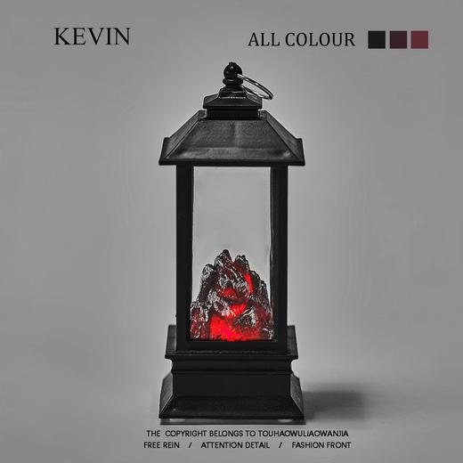 万圣节无聊了深夜看看火焰!火光可动!氛围灯摆件 小夜灯 商品图0