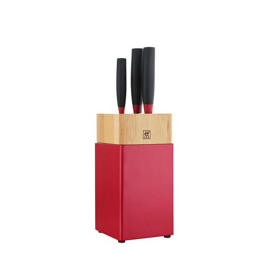 双立人 ZW-K309 ZWILLING Now S系列刀具4件套(红黑) 商品图1