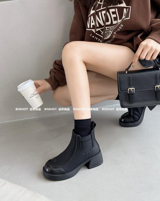 新品拼接方根舒适圆头时装棉鞋772B35548（W） 商品图7