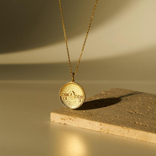 FOR DAYS S925银十二星座圆牌浮雕金币项链 商品图7