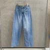 01-1 潘依绣丁丁宠粉  毛边口袋开衩牛仔裤  DO6197 商品缩略图0