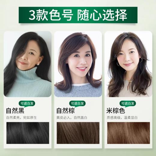 圣诗婷白发专用泡泡染发剂  天然植物萃取 轻松盖白持久固色 染发膏 商品图3