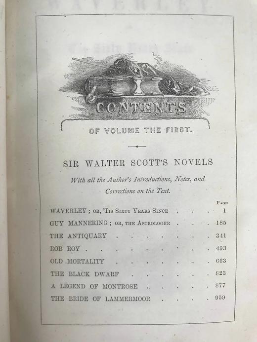 1867年 司各特《威弗利小说》（卷1） 真皮精装18开 商品图3