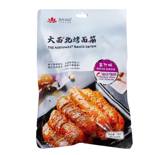裕彤纯品大西北烤面筋酱汁102g 商品图0