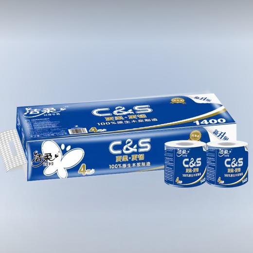 JJ056-18洁柔蓝精品卷纸10卷/提 商品图0