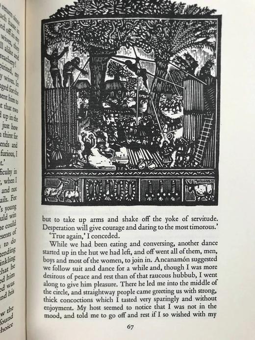 努涅斯《快乐的俘虏》 约20幅版画插图 精装大32开带书匣 商品图12