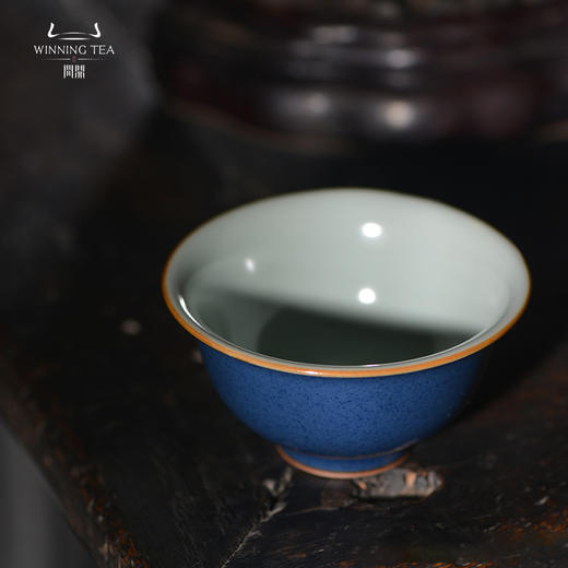 问鼎汝瓷黛蓝雨尘杯 商品图1