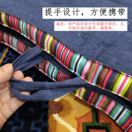 打坐垫家用跪拜垫禅修垫静坐禅垫便携折叠蒲团坐垫加厚款  大小号 商品图3