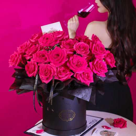 11朵19朵弗洛伊德玫瑰花束-ins高级感网红高端定制玫瑰生日告白求婚纪念日圣诞节情人节浪漫惊喜送花小红书同款 商品图0