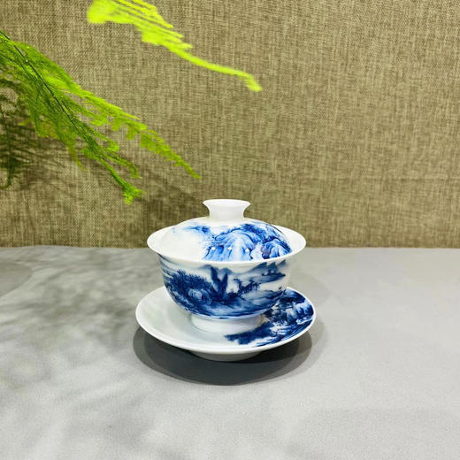 手工山水盖碗/三才杯 商品图0