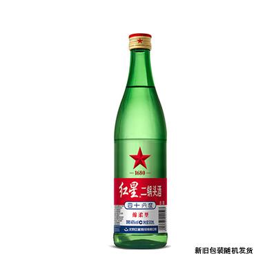 红星二锅头46°白酒500ml 商品图0