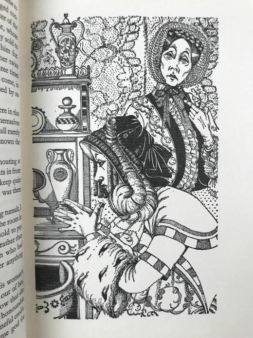 小仲马《茶花女》 8幅插图 精装大32开带书匣 商品图5