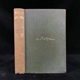 1898年 巴尔扎克《十三人故事》 3幅插图 布面精装32开